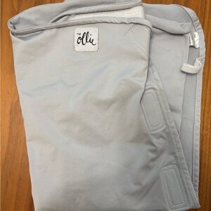 The Ollie Light Gray Baby Swaddle